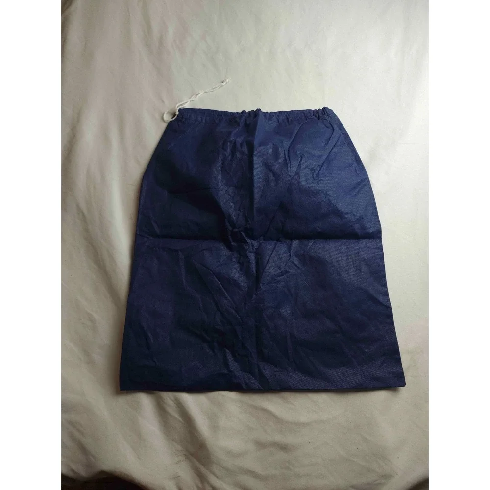Dooney & Bourke Dust‎ Bag Medium Blue White Graphic Logo Drawstring Storage Case